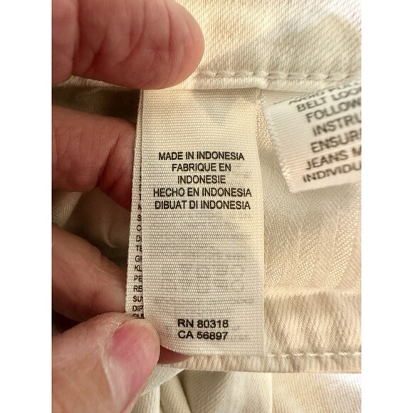 Lucky Brand Skinny Jeans Women's Size 10/30 White Hayden SKINNY Pants Light Wash - Picture 12 of 15